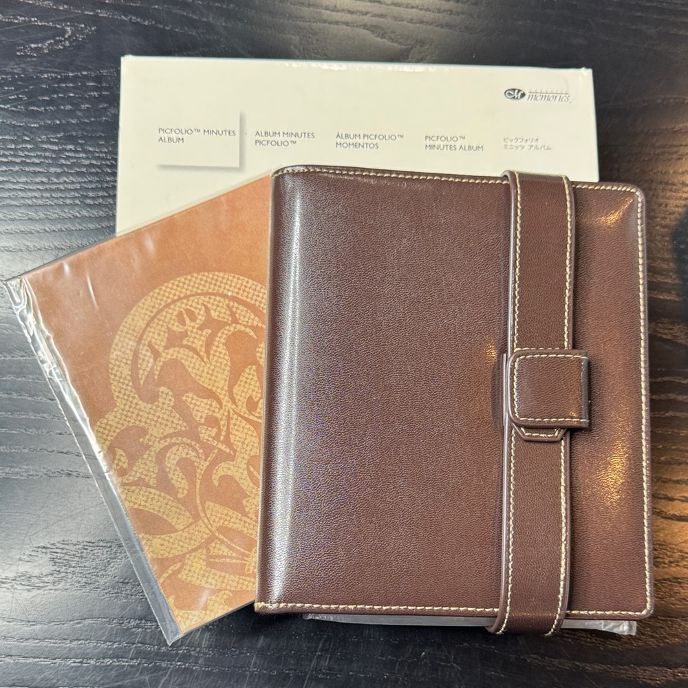 NEW Creative Memories PicFolio Minutes Brown Album Scrapbooking